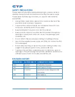 Preview for 4 page of CYP CLUX-SDI2HS Operation Manual