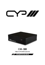 CYP CM-388 Operation Manual preview