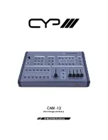 CYP CMX-12 Operation Manual предпросмотр