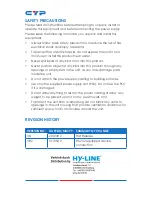 Preview for 4 page of CYP COH-RX1 Operation Manual