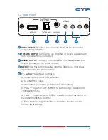 Предварительный просмотр 9 страницы CYP CP-259HN Operation Manual