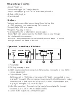 Предварительный просмотр 2 страницы CYP CP-262H Operation Manual