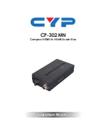 Предварительный просмотр 1 страницы CYP CP-302MN Operation Manual