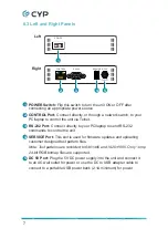 Предварительный просмотр 12 страницы CYP CPHD-V4 Operation Manual