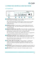 Предварительный просмотр 9 страницы CYP CPLUS-401V Operation Manual