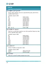 Preview for 44 page of CYP CPLUS-401V Operation Manual