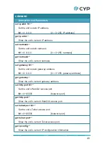 Preview for 45 page of CYP CPLUS-401V Operation Manual