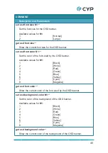 Preview for 51 page of CYP CPLUS-401V Operation Manual