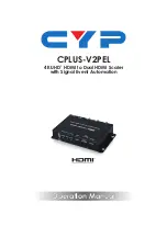 Preview for 1 page of CYP CPLUS-V2PEL Operation Manual