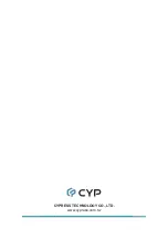 Preview for 20 page of CYP CPLUS-V3H1H-TB Operation Manual