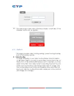 Preview for 20 page of CYP CPLUS-V4H4HP Operation Manual
