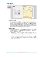 Preview for 22 page of CYP CPLUS-V4H4HP Operation Manual