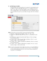 Preview for 25 page of CYP CPLUS-V4H4HP Operation Manual