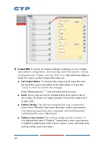 Предварительный просмотр 22 страницы CYP CPLUS-V8H8HPA Operation Manual