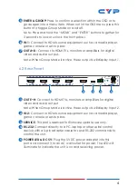 Preview for 9 page of CYP CPLUS-V8PT Operation Manual