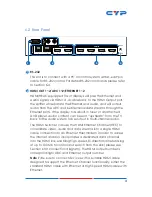 Preview for 8 page of CYP CPRO-3D42S Operation Manual