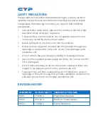 Preview for 4 page of CYP CPRO-UHH Operation Manual