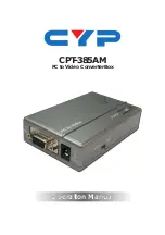 Предварительный просмотр 1 страницы CYP CPT-385AM Operation Manual