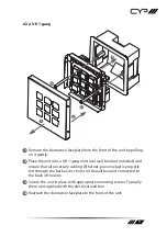 Предварительный просмотр 11 страницы CYP CR-KP1 Operation Manual