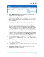 Предварительный просмотр 15 страницы CYP CSC-104 Operation Manual
