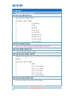 Предварительный просмотр 28 страницы CYP CSC-104 Operation Manual