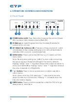 Preview for 8 page of CYP CSC-5501TX Operation Manual