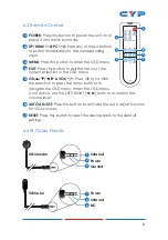 Preview for 11 page of CYP CSC-5501TX Operation Manual