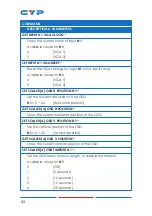 Preview for 48 page of CYP CSC-5501TX Operation Manual