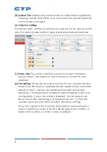 Preview for 14 page of CYP CSR-8PSU-48V Operation Manual