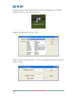 Предварительный просмотр 14 страницы CYP CUSB-603 Operation Manual