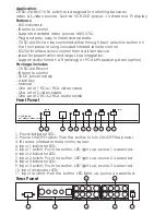 Предварительный просмотр 2 страницы CYP CVSD-41ARN Operation Manuals