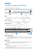 Предварительный просмотр 8 страницы CYP CVW-9000W Operation Manual