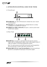 Предварительный просмотр 8 страницы CYP Dante AU-DTO4-RX Operation Manual