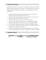 Preview for 3 page of CYP DCT-17 Operation Manual