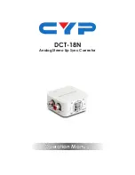 Предварительный просмотр 1 страницы CYP DCT-18N Operation Manual