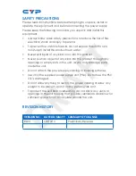 Preview for 4 page of CYP DCT-31 Operation Manual