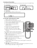 Preview for 4 page of CYP DMP-720p Operation Manual