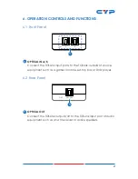 Preview for 7 page of CYP DT-21 Operation Manual