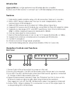 Предварительный просмотр 2 страницы CYP EHD-8 Operation Manual