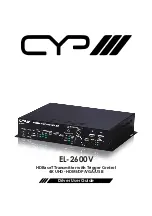 CYP EL-2600V User Manual preview