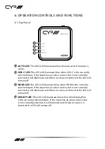 Предварительный просмотр 8 страницы CYP EL-31C-4K22 Operation Manual