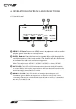 Предварительный просмотр 8 страницы CYP EL-31TT-4K22 Operation Manual