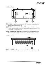 Preview for 9 page of CYP EL-31TT-4K22 Operation Manual