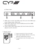 Предварительный просмотр 5 страницы CYP EL-41SY Operation Manual