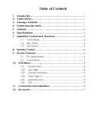 Предварительный просмотр 3 страницы CYP EL-41WX Operation Manual