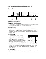 Preview for 6 page of CYP EL-42HEAC Operation Manual