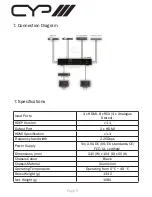 Предварительный просмотр 7 страницы CYP EL-42SA Operation Manual