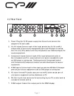 Preview for 5 page of CYP EL-5300 Operation Manual