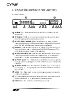 Предварительный просмотр 8 страницы CYP EL-5500-HBT Operation Manual