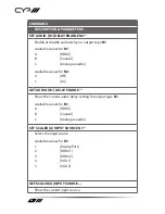 Preview for 46 page of CYP EL-7400V Operation Manual